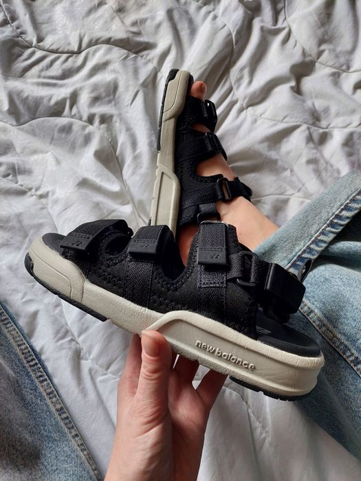 Сандалі New Balance Sandals 36-44р Унісекс Black Grey