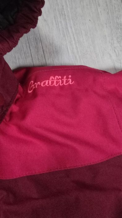 Kombinezon zimowy dziewczęcy rozmiar 140 146 jednoczęściowy