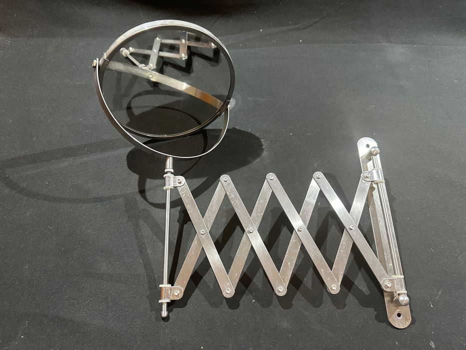Espelho telescópico de casa de banho (1x, 3x de ampliação)
