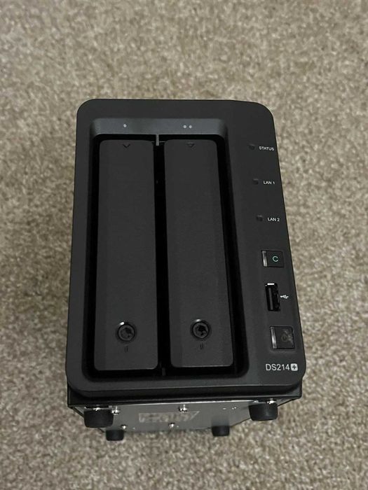 Synology DiskStation DS214+ 2-Bay NAS w/ 2 1TB HDDs (Open Box)