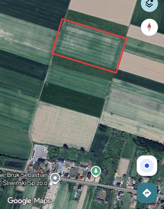 Działka rolna 2,45 ha kl. IIIa/IIIb | Małecz | dojazd