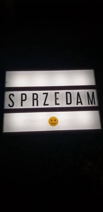 Tablica LED lightbox cinema Locomocean