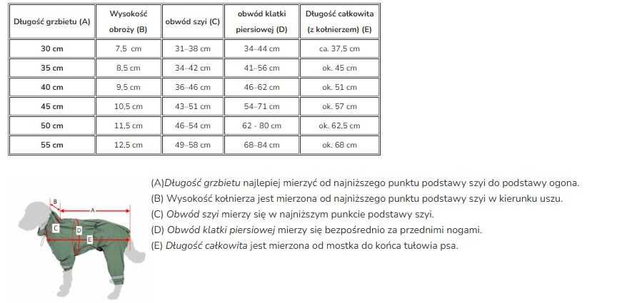 TIAKI Kombinezon dla psa Kurmit 45