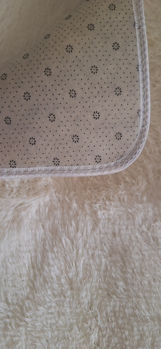 Dywanik /mata 60x160cm biały, miękki, puszysty