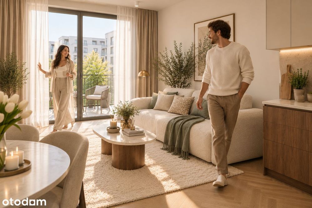 WYJĄTKOWE| 3 Pokoje|48,78 m²|DWA BALKONY| Wykończone Pod Klucz*BEZ PCC