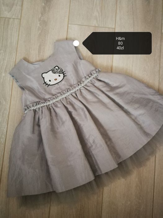 H&m sukienka tiul święta sesja hello kitty
