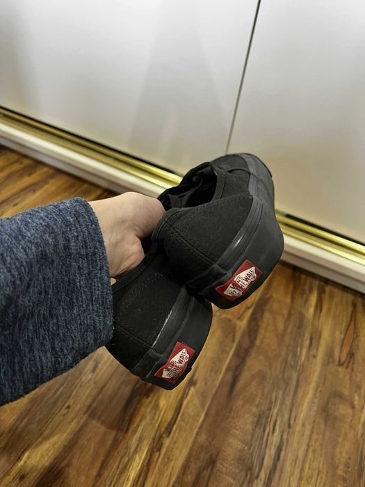 Czarne męskie damskie unisex trampki VANS 39 25cm