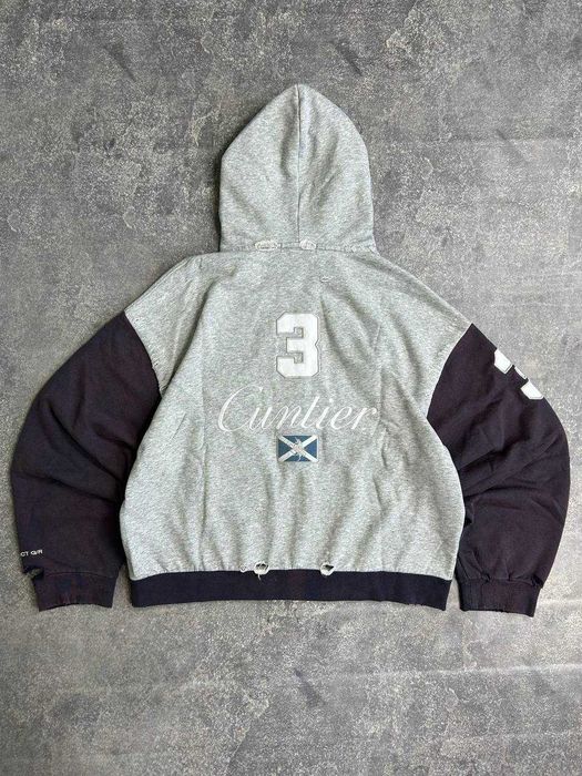 Project GRAILZ G/R gr кофта zip up худи серая зипка худі сіра зіп M S