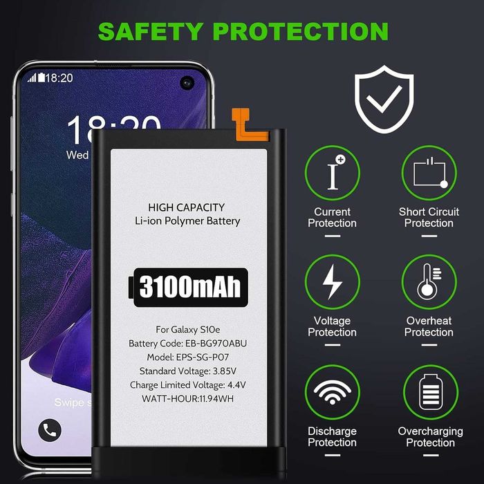NOWA Bateria Samsung S10e G970 EB-BG970ABU 3100mAh