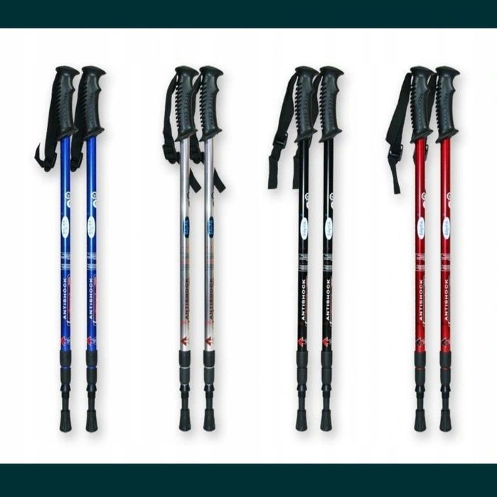 2xKije trekkingowe treningowe składane nording walking do chodzenia 2s