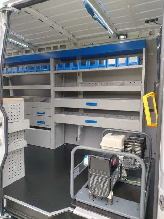 Zabudowa warsztatowa, serwisowa Master, Ducato, Sprinter, Crafter, TGE