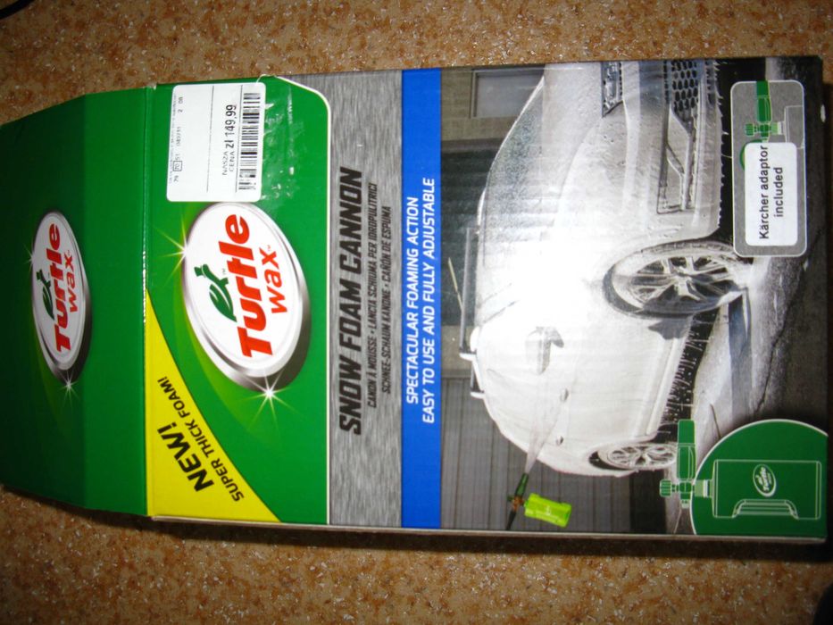 pianownica do mycia samochodu  Turtle wax