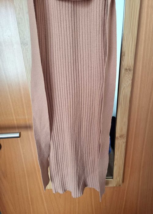 Vestido justo midi salmão Primark, tamanho 2XS - nunca usado