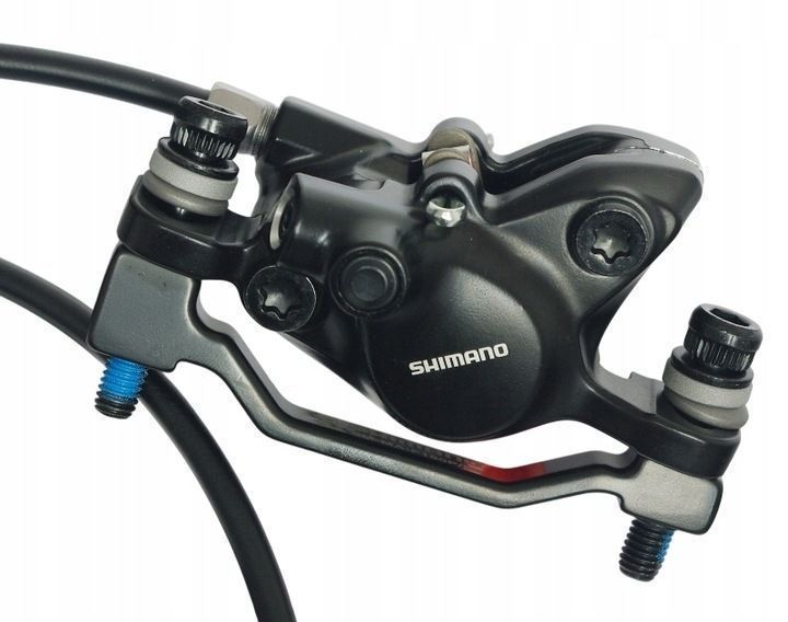 Hamulec hydrauliczny Shimano MT200 przedni adapter 180mm zestaw zalany