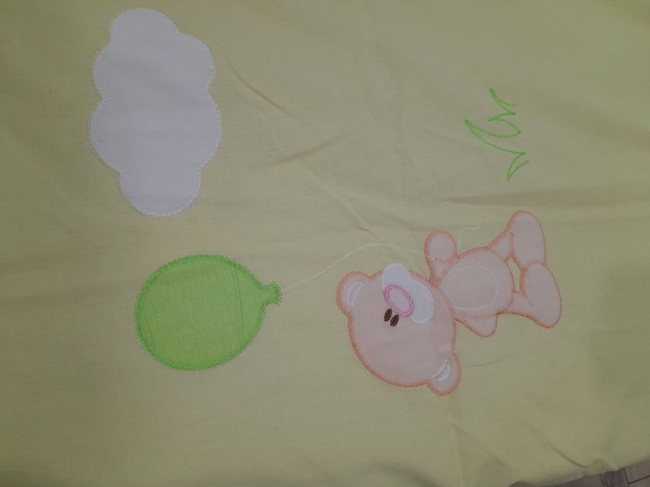 Постіль в ліжечко.  Набір з бортиками