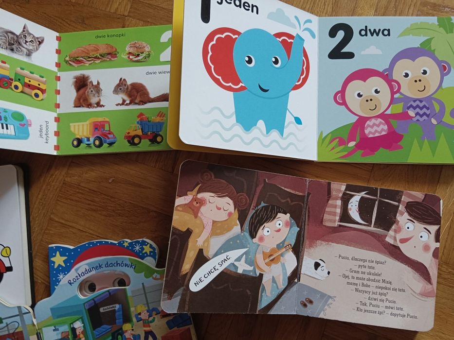 7 kartonowych książeczek dla małego dziecka