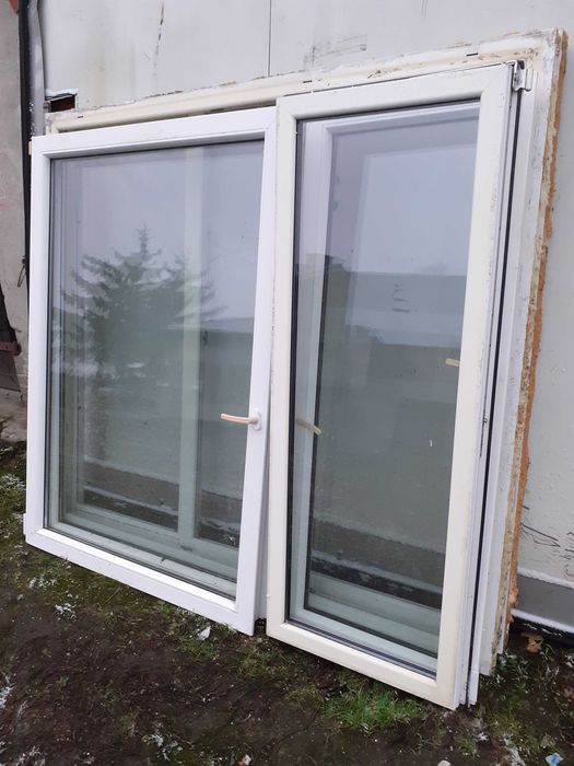 Okna z demontażu białe AVANTGARDE 1szt (wymiary 190cm x 170cm) 8 lat