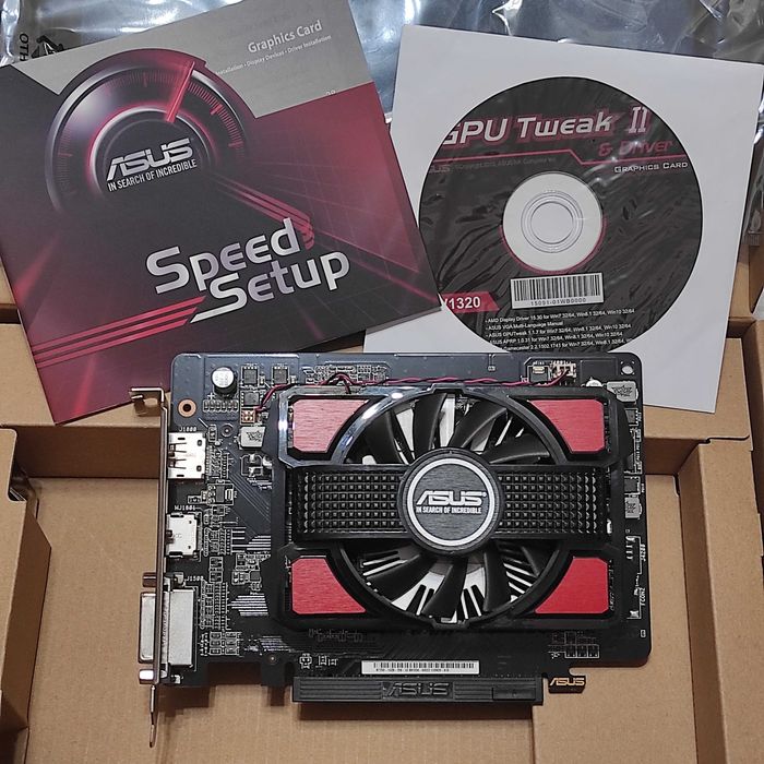 Видеокарта Asus PCI-Ex Radeon R7 250 1GB GDDR5 128bit DVI, HDMI, DP