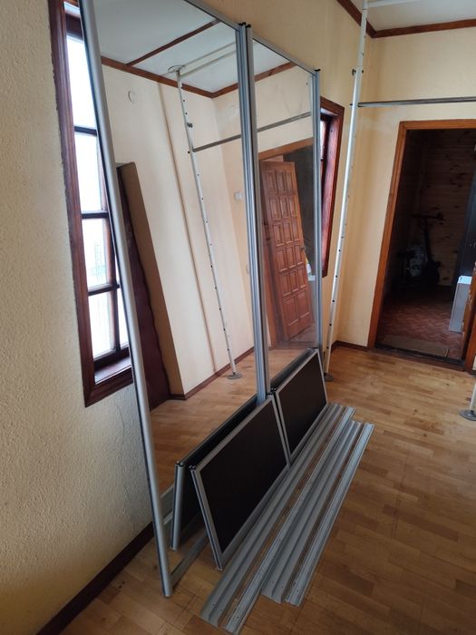 Двері шкаф купе (дзеркало) + двері анлресолі