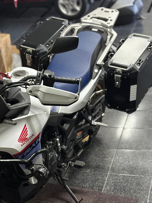 (NOVO) Malas Laterais + Top case Honda Transalp 750