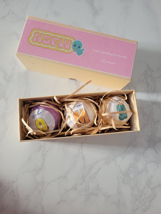 Conjunto de 3 bombas de banho