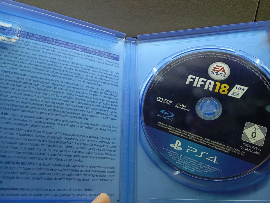 Fifa 18 para ps4 ou troco