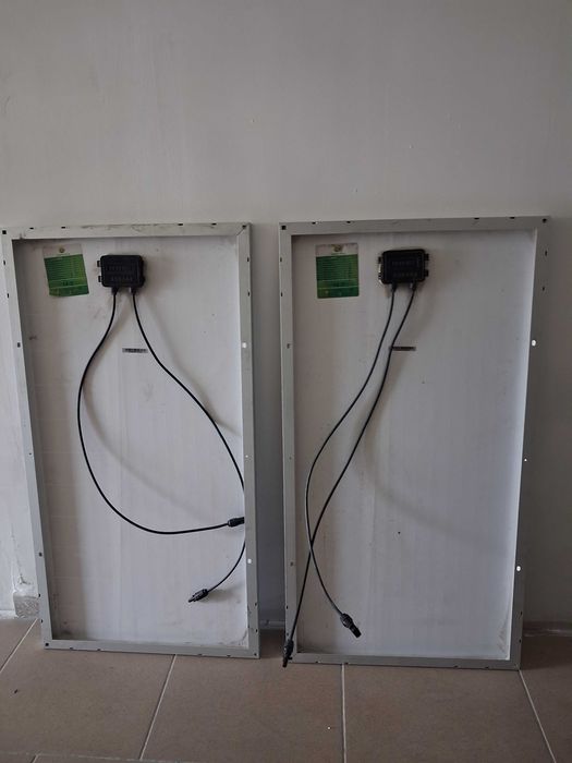 Kit Solar 200W 12V Completo c/ Controlador e Cabos (Ideal p/ Autocaravana/Arrecadação)