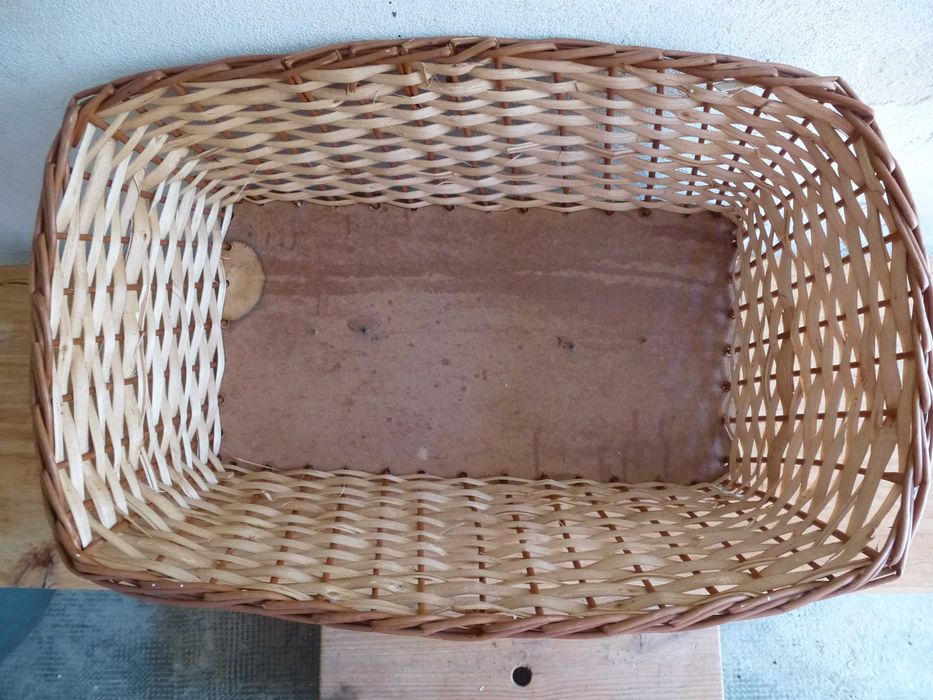 Cesto de verga para cama de cão / gato