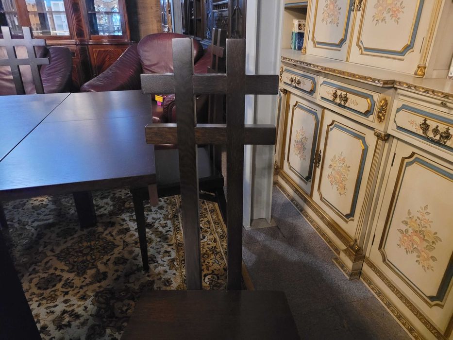 Cadeiras de sala em madeira maciça - óptimo estado ge