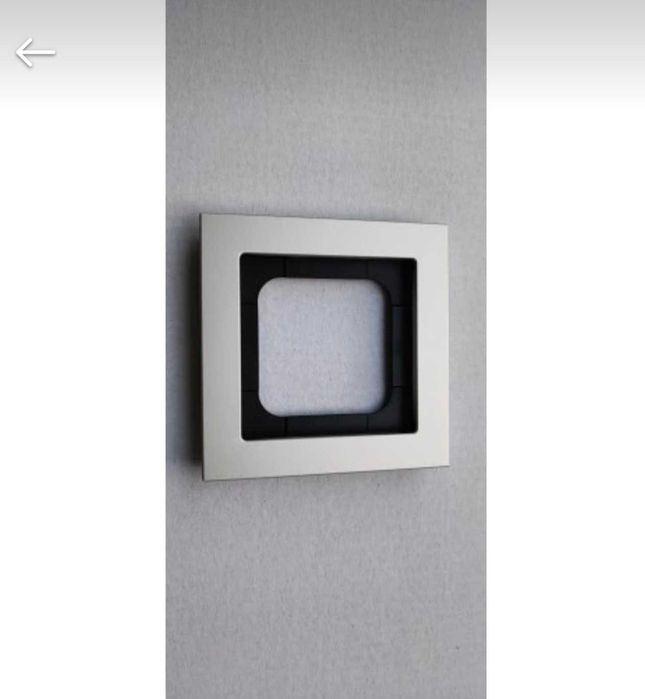 Ramka pojedyncza tytanowa gniazdka włącznika ABB Busch-Jaeger 276