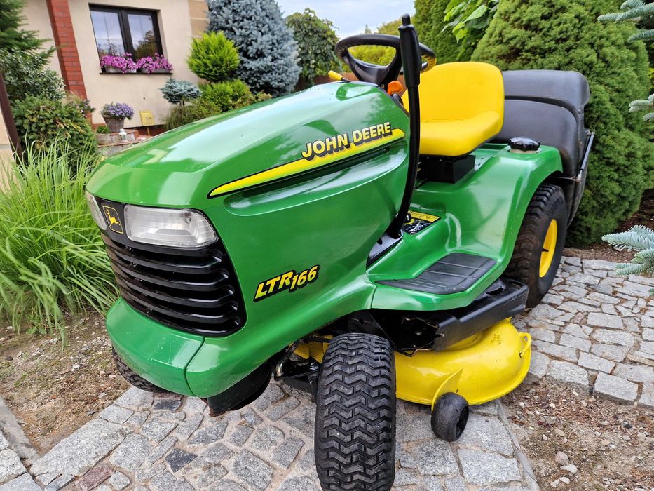 Traktorek kosiarka JOHN DEERE LTR 166 - po SERWISIE 16 KM V-ka!!