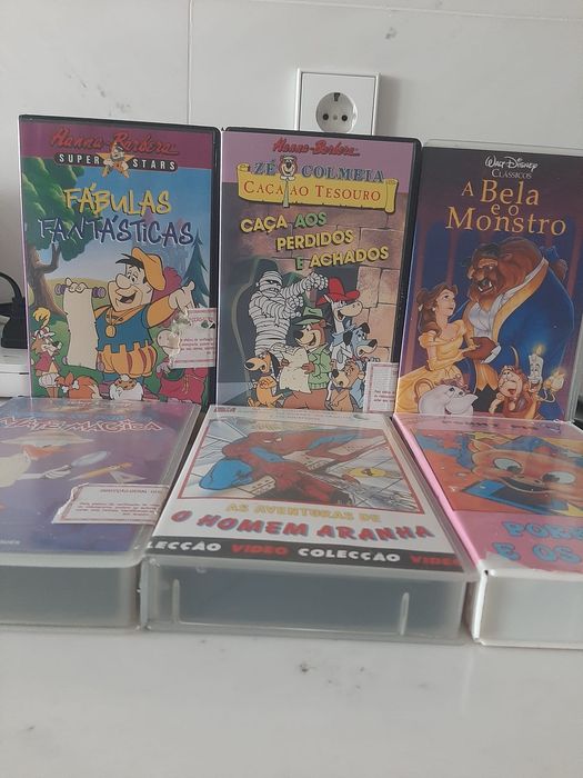 video vhs infantis vintage
