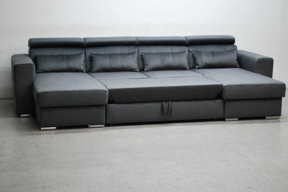 RLO Nowy narożnik U f.spania + 2 pojemniki rogówka, salon poczekalnia