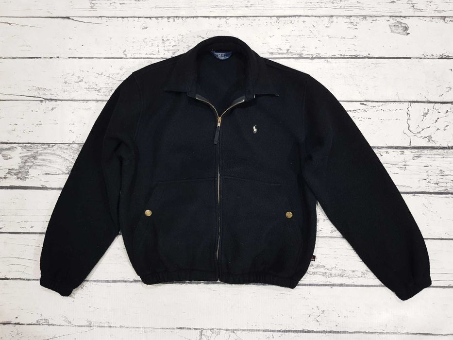 Ralph Lauren * polartec * kurtka * czarna * męska * unikatowa * M
