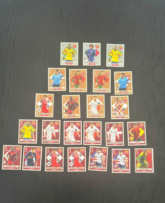 Cromos e Cadernetas - FIFA WORLD CUP QATAR 2022 (Extras Stickers, Cromos Coca-Cola, Coleção Completa...)