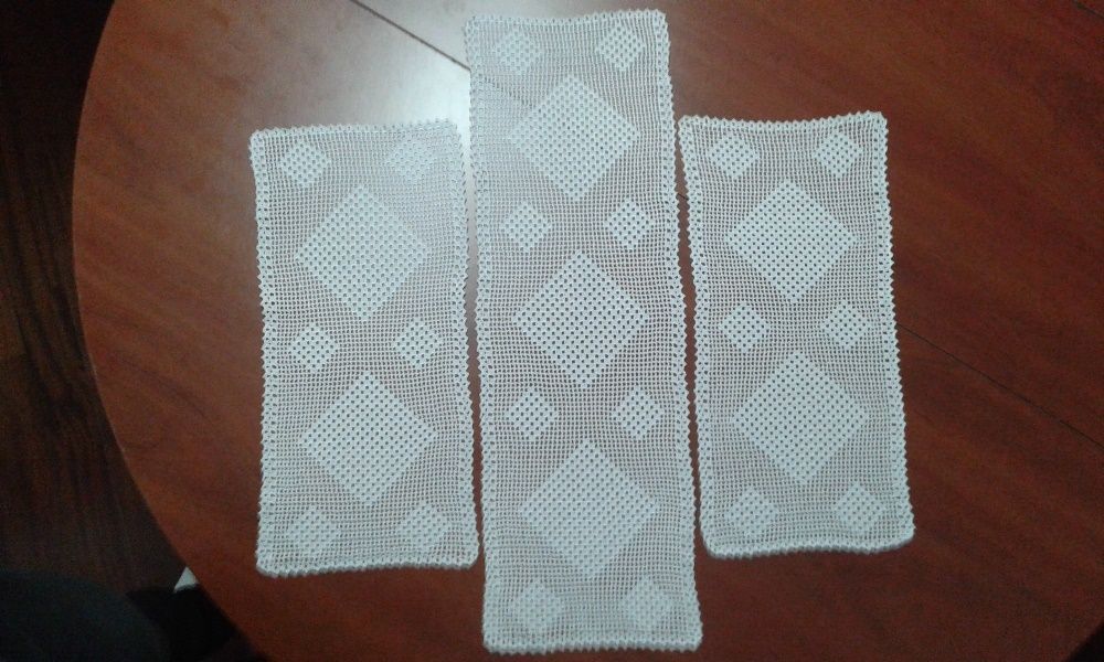 Napperons em Crochet feitos à Mão