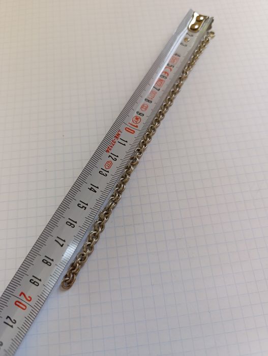 Браслет Бисмарк серебро 925 проба 14г