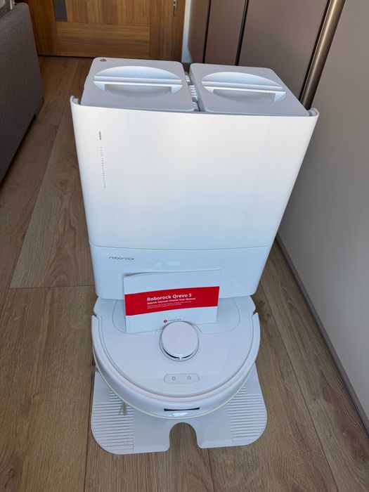 Robot mopujący ROBOROCK Qrevo S Biały,mopowanie-odkurzanie,Gwarancja