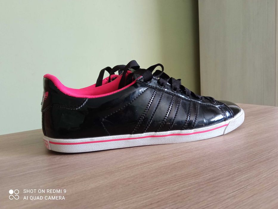 Buty adidas, damskie, r. 37,5 czarno różowe, niezniszczone
