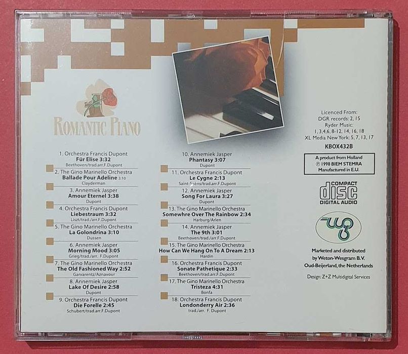 CD - Romantic Piano - CD 2