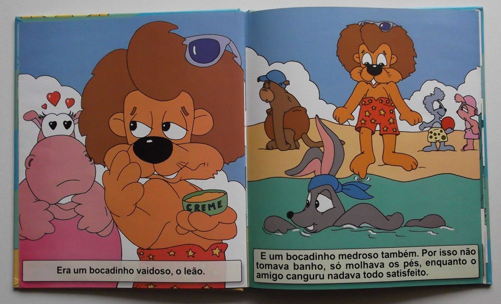 Livro Infantil/Juvenil O Leão e o Canguru