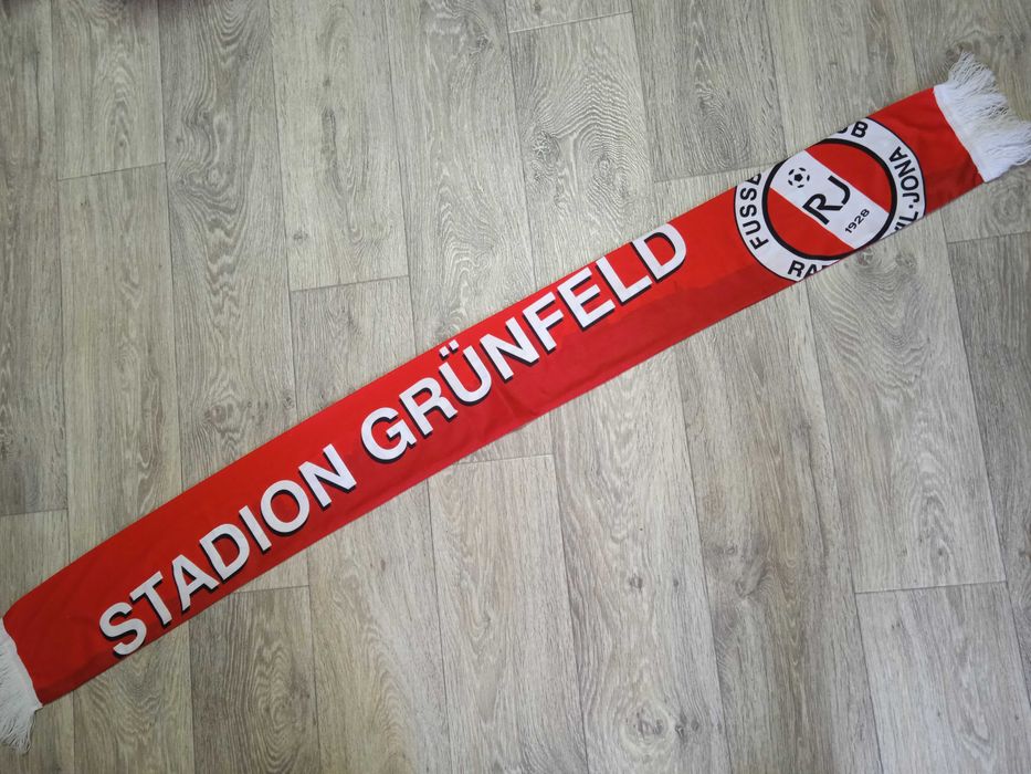 Шарф (шелк) фанатов Швейцарского ФК Рапперсвиль-Йона Rapperswill-Jona