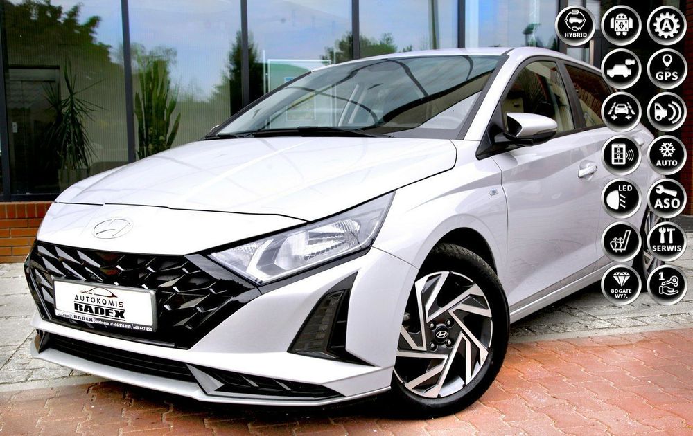 Hyundai i20 T-GDI DCT|Hybryda|Navi|Automat|FuLLLed|As.Pasa|Klima-Tronic|GWARANCJA