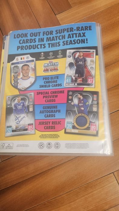 Album karta Match Attax