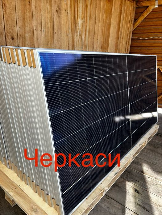 ЧЕРКАСИ. Сонячні панелі Trina Solar  TSM-610w BIFACIAL DUAL GLASS