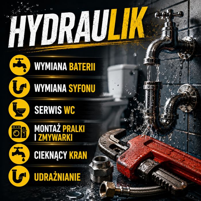 Hydraulik , drobne awarie i prace