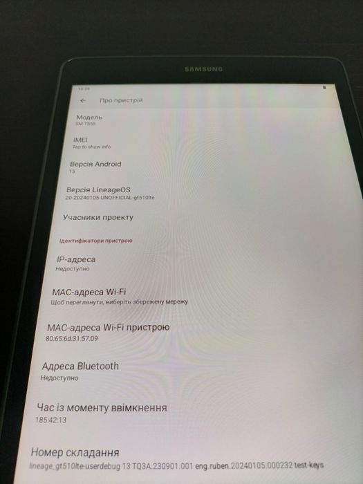 Планшет Samsung Galaxy Tab A T550