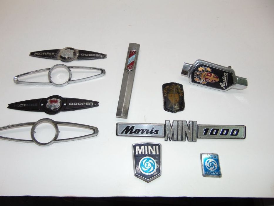Antigos e clássicos símbolos Austin/Mini