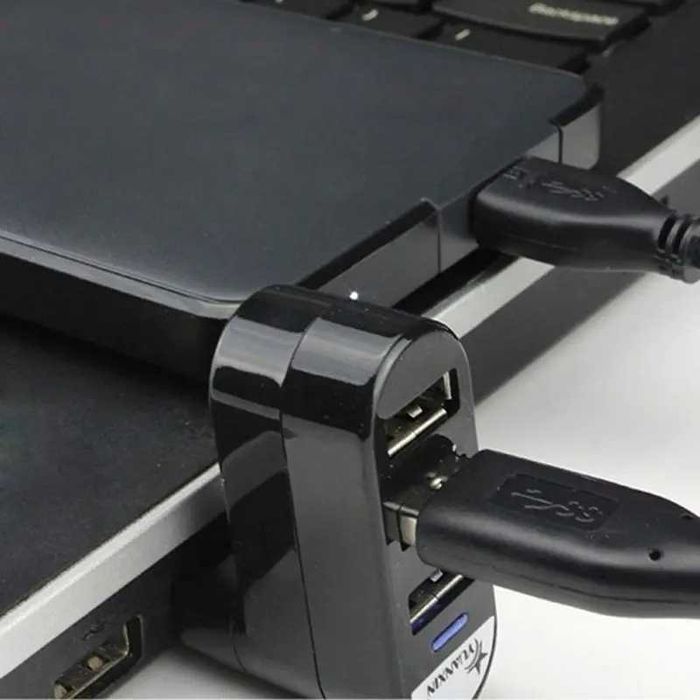 High-Quality 3-Port Mini Adapter for PC Rotating USB HUB64750874684417121