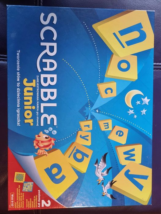 Gra Scrabble Junior 6-10 lat stan idealny